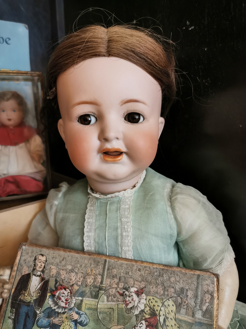Ancienne Poupée SFBJ Bébé De Caractère – Moule 236, Porcelaine, Yeux Mobiles, Années 1920